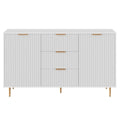 Cheap Selling High-quality Home Furniture Simple Console Cabinet Lacquer Buffet Sideboard with Embossed Door Drawer