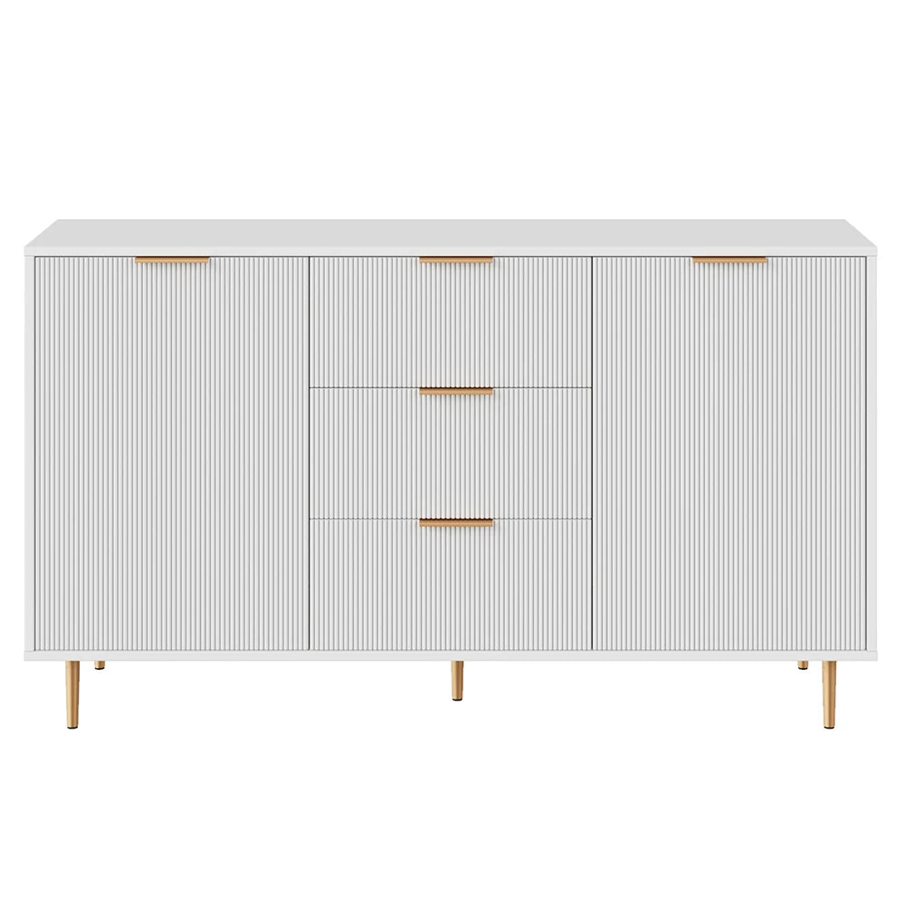 Cheap Selling High-quality Home Furniture Simple Console Cabinet Lacquer Buffet Sideboard with Embossed Door Drawer