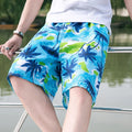 Mens Tie Dye Swim Shorts Quick Dry Swimming Trunks Couples Matching Swimwear Floral Boardshort Plaid Swimsuit Bathing Suits
