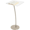 BOSN HP001 Adjustable Modern Acrylic Pulpit Lectern Podium Stand for Customized School Church Concert Speech Classroom