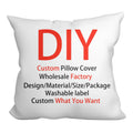 Customization Design OEM/ODM Sublimation Blank Soft Polyester Short Plush Cushion Cover Throw Pillowcase