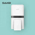 Manual Punch-Free Hand Sanitizer Dispenser ABS Wall Liquid Soap Dish Soap Dispenser for Bathroom Kitchen Foam Soap Dispenser