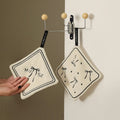 Wholesale Household Kitchen Bathroom Soft Coral Velvet Thickened Quick-drying Hand Towel With Handle