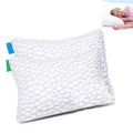 Cooling Woven Bamboo Fiber Bed Pillows with Shredded Gel Memory Foam for Side Back Stomach Sleepers Bedroom Use Ergonomic Design