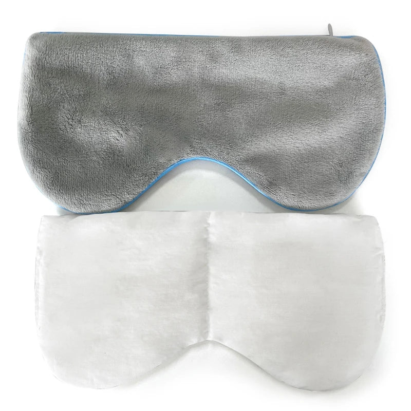 Custom Logo Weighted Sleep Eye Mask Flannel Skin-friendly Massage Eye Mask Adjustable Women's Gravity Eye Mask