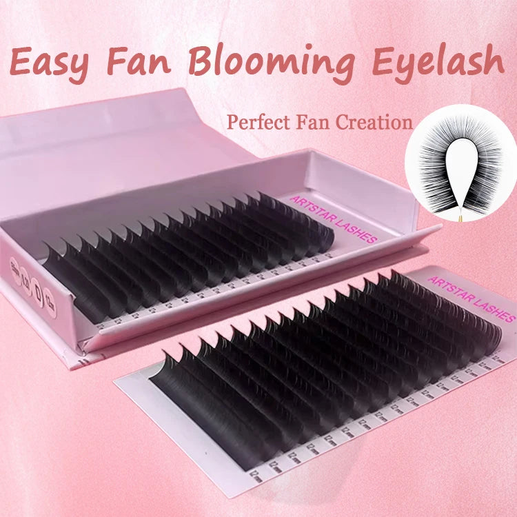 Wholesale Private Label 5-25mm Dark Matte Cashmere Eyelash Extensions Long 0.03 0.05 0.07 Mega Volume Lashes MegaBDM