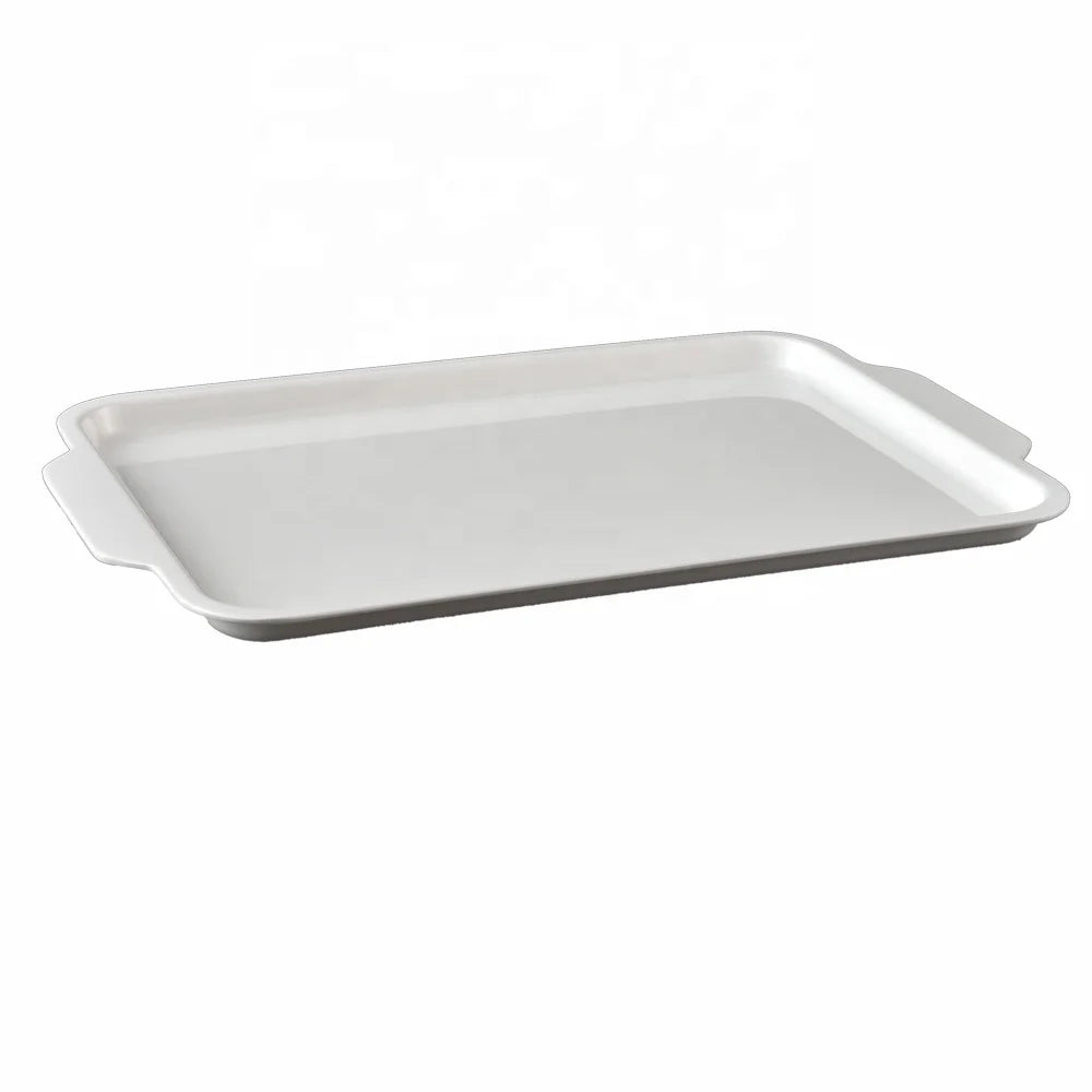 Restaurant Dinnerware Buffet Sandwich Serving 19 Inch Large Rectangular Melamine Tray