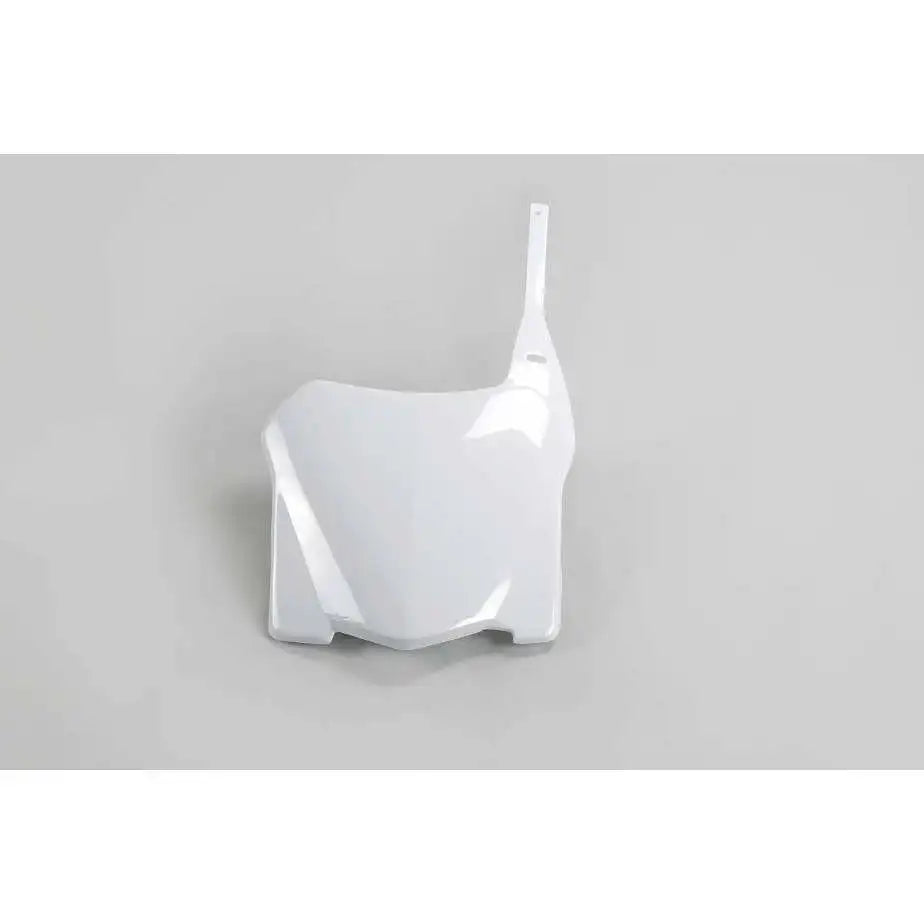 White Front Number Plate for Honda CRF 450R 2008-2008 Door Plates Product Category