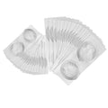 100PCS/PACK 53.5MM Disposable Coffee Capsule Seals Foils Cream Foam Cafe Filter Lid Aluminum Sticker for Dolce Gusto Capsules