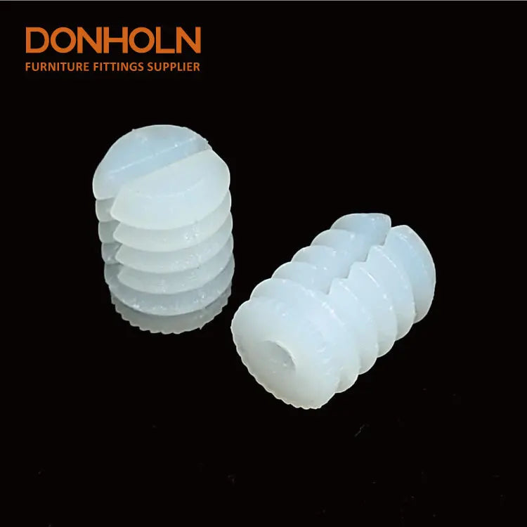 CN3075 Furniture Fittings Nuts Accessories Transparent Plastic Expanding Sleeve Hinge Dowels