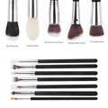 Eco-Friendly Bamboo Handle Makeup Brushes - Sustainable Design Soft Blush Brush with Ergonomic Handle - Ideal for Beginner
