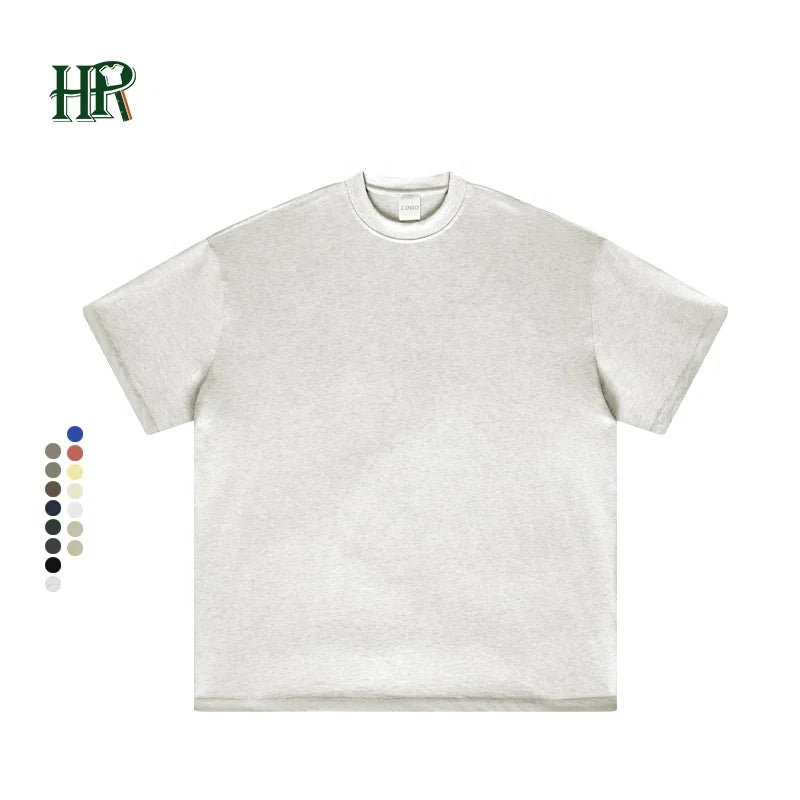 OEM Custom Oversized Heavy 100% Cotton T Shirt Hip Hip Street Wear Men O-Neck T-shirt Unisex Printed T Shirts