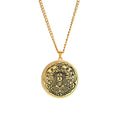 HLSS358 Freya Freyja Necklace Goddess Cats Norse Pagan Viking Amulet Talisman Jewelry Laser Cut Stainless Steel Pendant Necklace