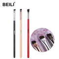 For Wholesale Professional Eyebrow Eyeliner Brush Angled Flat Comb Synthetic Hair Wood Durable Eco-Friendly Beauty Makeup