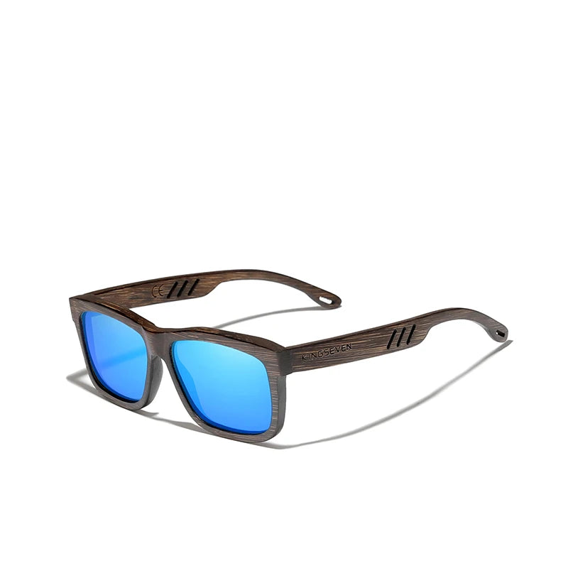 For KINGSEVEN Luxury Polarized Sunglasses for Men and Women Handmade Natural Wooden Eyewear New Design 5907