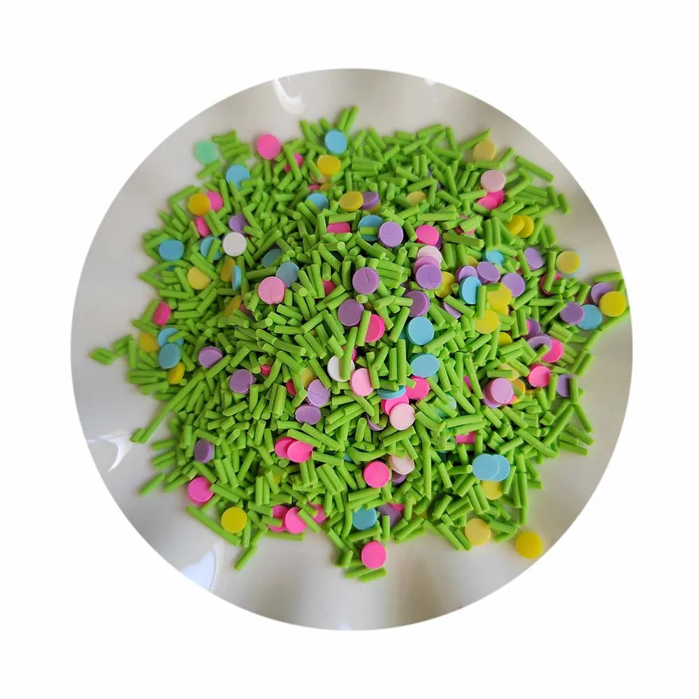 New Product Ideas 2024 Small Polymer Clay Slice Candy Beads Mini Art Kit Kawaii Small Sprinkles Bulk Hand Craft Home Decor