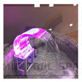 acrylic outdoor swimming pool waterfall with LED light for different desgin enjoyable waterfall massage