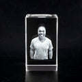 Wholesale Blank K9 Glass Cube Custom Laser Carved 3D Photo Frame Crystal Cube for Souvenir Gift