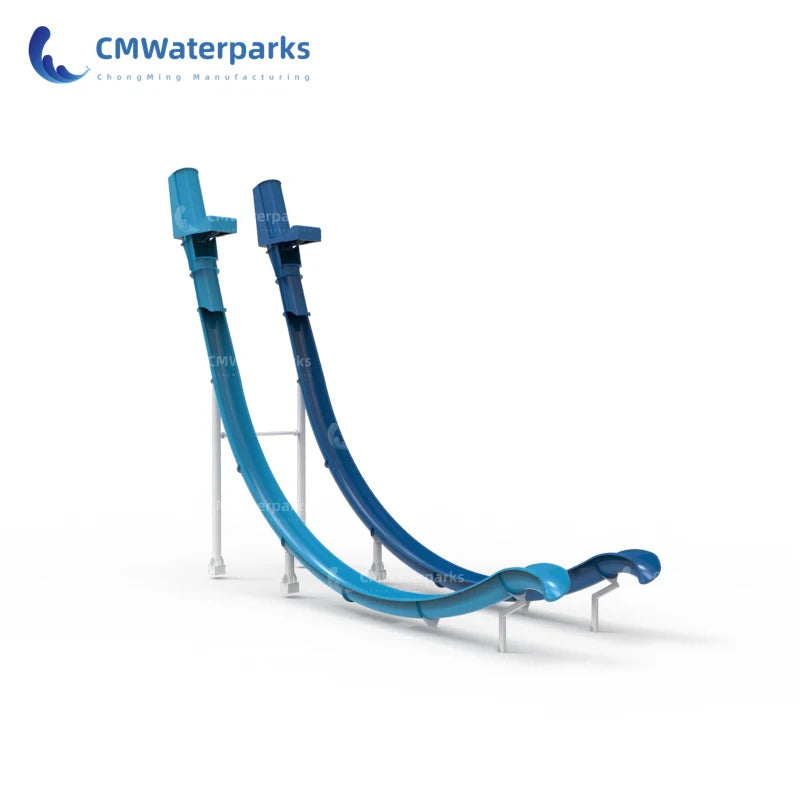 Customized Water Slide with Fiberglass Water Sports Pool Slide Suitable for Indoor and Outdoor Use As Well As Water Parks