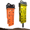 Pterosaur Cone Type Hydraulic Hammer Breaker for Construction Use 20-26 Ton Excavators 130-170 L/min Oil Flow 1 Year Warranty