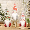 Christmas Forest Old Man Dwarf Figure Decoration Creative New Faceless Doll Snowflake Knitted Gnome