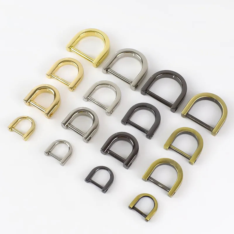 Deepeel H6-3 13/15/20mm DIY Handbag Hardware Chain Connect Buckle Screw for Bag Strap D Ring Buckle