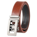 Fashion Accessories Automatic Adjust Alloy Metal Buckle Men's Belts for Suit
