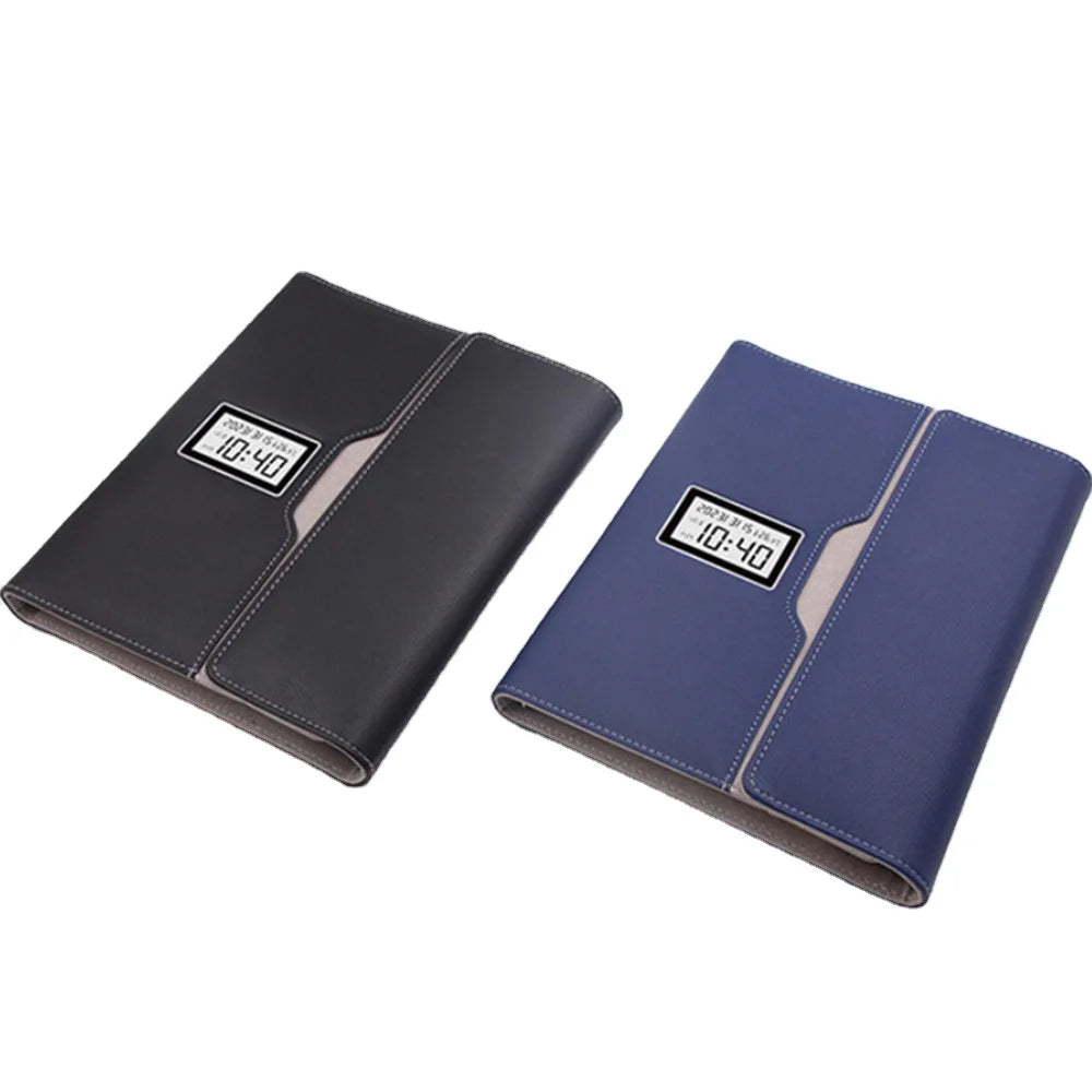 Customized A5 Trifold Notebook and Power Bank Set with Thermos Cup and Pen Business Gift Set with Logo