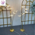 Creative 5 Head Butterfly Wedding Props Road Introduction Party Hotel Butterfly Led Light Decoration Walkway Lighting