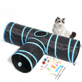 New Design Luxury Durable Nylon Polyester Funny Eco-Friendly Sustainable Pop-Up 3 Way Collapsible Cat Tunnel Toy