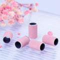 Nail Tool Factory Wholesale Band Sanding 180 Grit Custom Manicure Kit Pedicure Set Zebra White Pink Sanding Band With Mandrel