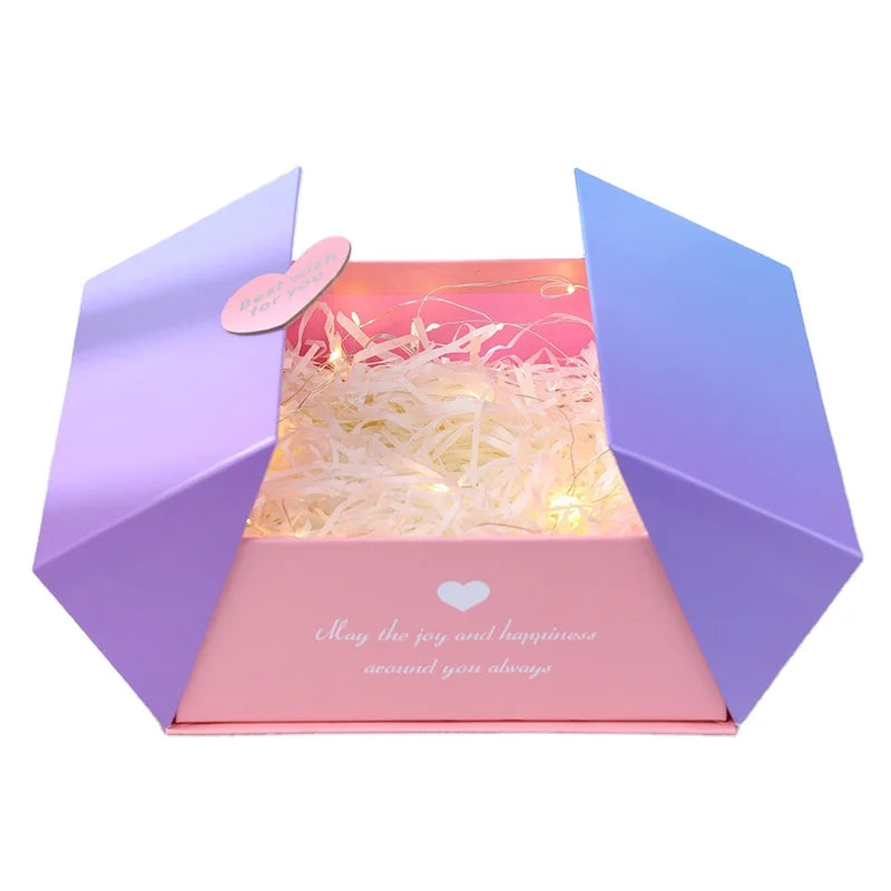 Luxury Cosmetics Gift Box High-end Girls Birthday Valentine's Day Gift Box Creative Cardboard Box Double Door Design