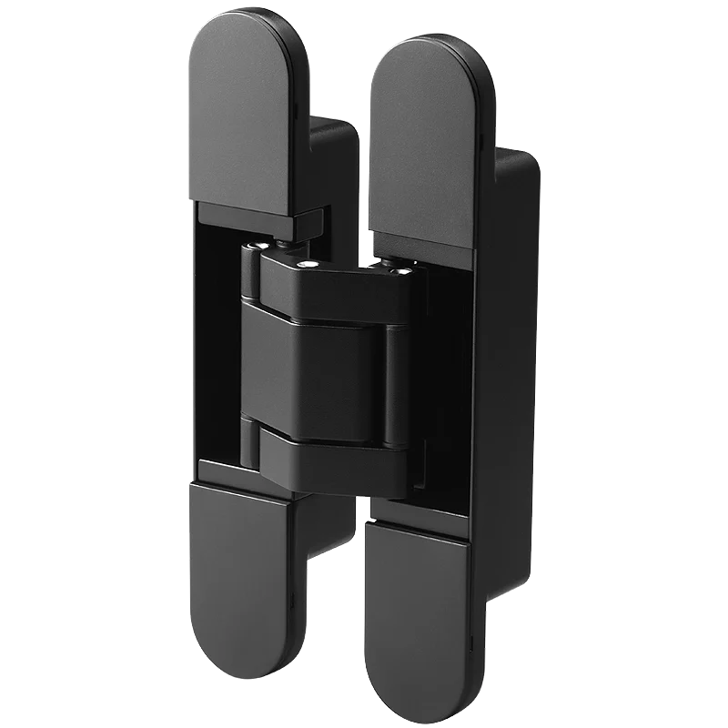 Modern 3D Adjustable Concealed Door Hinge Gorgeous Heavy-Duty Wood Hidden Cross Hardware Zinc Alloy Kitchen Bedroom Window
