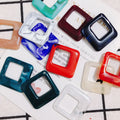 Geometric 4*32mm Dyeing Hollow Diamond Shape Pendant Charm Colorful Resin Beaded for DIY Earring DIY Jewelry Accessories