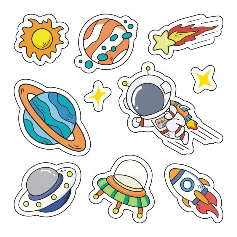 Custom Printed Daily Bulk Waterproof Eco-Friendly Durable Cartoon Promotional Sticker