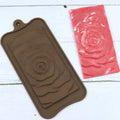 1101 Single Big Rose Shape Waffle Chocolate Mold Silicone Chocolate Mold Diy Bake Tool Decoration Candy Resin Silicone
