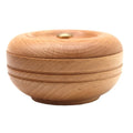 Wooden Shaving Bowl with Lid Shaving Soap Bowl for Men Easy to Lather Fits Wet Shaving