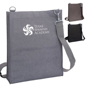 In Stock 3 Colors Range Nylon Library Bag with Adjustable Shoulder Strap Custom Logo Nylon Material NLB010