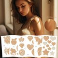 New Invisible Scar Covering Birthmark Temporary Tattoo Patch Fashionable White Paper Waterproof Tattoo Sticker for Body