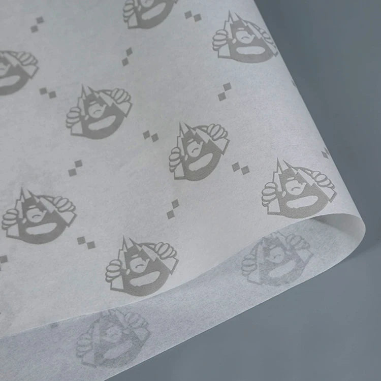Custom Print Coated Thin Paper for Garment Packaging Logo Pattern Tissue Wrapping Gift Clothing Wrapping Paper Packaging Tissue