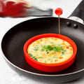 Omelette Mold Round Shape Silicone Fried Egg Shaper Frying Egg Mould Pancake Rings Mold for Kitchen Cooking