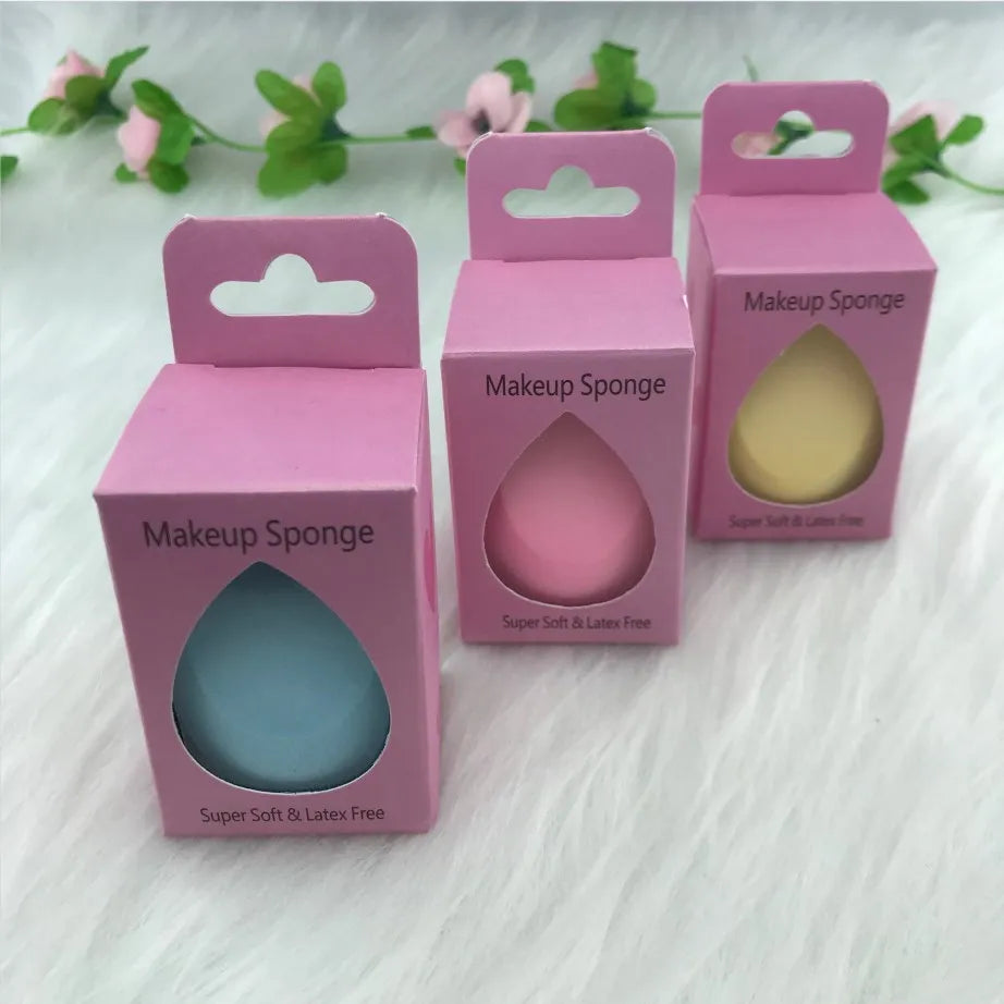 FLY Wholesale Top Seller Super Soft Custom Color Latex-Free Facial Beauty Makeup Sponges 40x60mm Washable OEM/ODM Available
