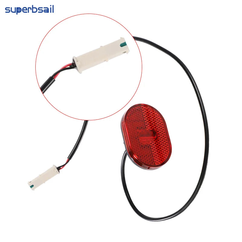 Superbsail Universal Rear Tail Light for E Scooty & Xiao Mi 4 Pro Electric Scooter Safety Warning Lamp Accessory