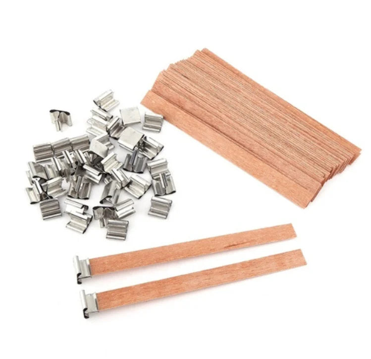 Customizable Wood Wicks for Aroma/Scented Jar Scented Candle Making for Christmas From Tab Factory