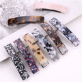 Vintage Fashion Headwear Women Girl Acrylic Leopard French Hair Clip Barrette Bobby Pin Hairpin
