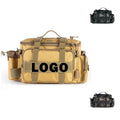 Large Capacity Fishing Bag Versatile Waterproof Fishing Gear Bag Spacious Oxford Cloth Organizer for Lure Rods Reels