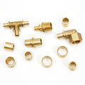 Wholesale Hydraulic Die Casting Equal Tee Insulated Stainless Steel Brass Crimp Water Lead Free Al PEX Pipe Fittings