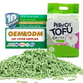 Pet Litter Quickly Absorbs Water Deodorizes and Inhibits Bacteria Making It Suitable for Toilet Flushing Tofu cat Litter