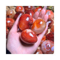 High Quality Bulk Crystal Massage Egg Agate Tumble Fengshui Carnelian Eggs for Sale