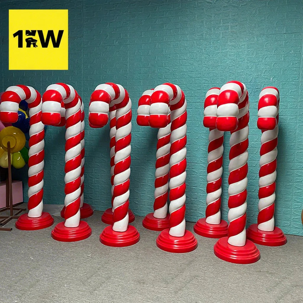 Candy Cane Ornament/ Candy Cane pink Christmas Decorations/ Candy Cane Christmas Decorations